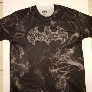 Batman t-shirt batman symbol and smoke